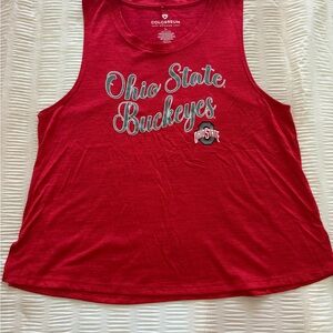 Colosseum Women's Scarlet Ohio State Muscle Tee